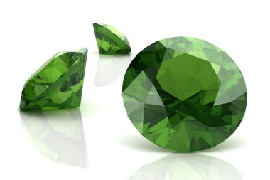 Peridot (yüksek çözünürlükte 3d görüntü)