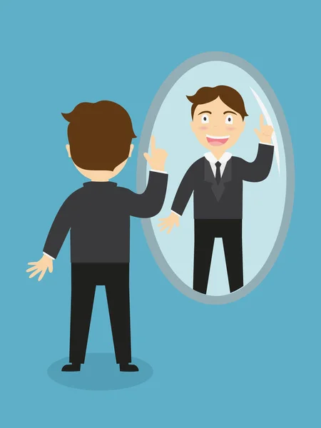 Transfórmate con el concepto Positive Self-Talk — Vector de stock