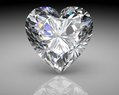 Elmas mücevher (yüksek çözünürlüklü 3B resim)