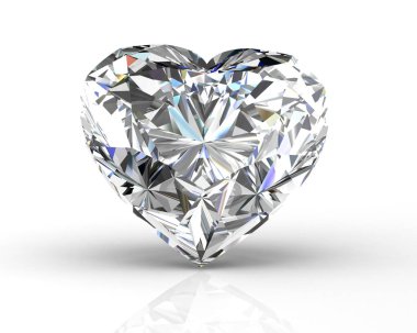 Elmas mücevher (yüksek çözünürlüklü 3B resim)