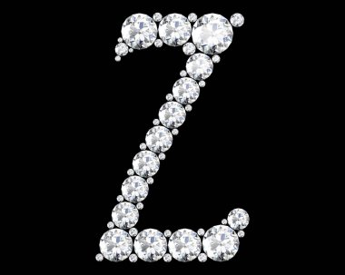 Elmas alfabesi harfleri-z 