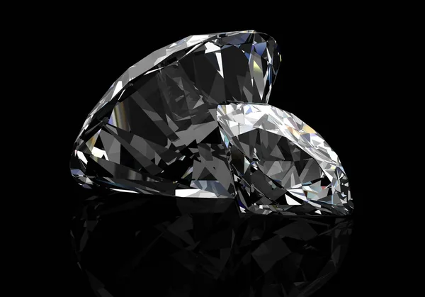 Diamond jewel (high resolution 3D image) — Stock Photo, Image