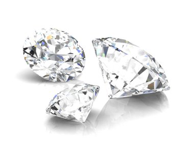 diamond jewel (high resolution 3D image) clipart