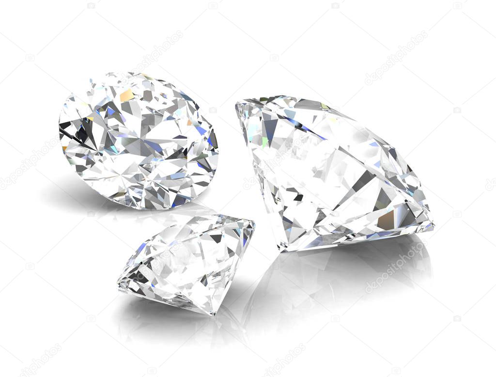 diamond jewel (high resolution 3D image)