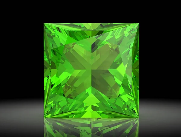 Peridot jóia (imagem 3D de alta resolução) ilustração 3D — Fotografia de Stock