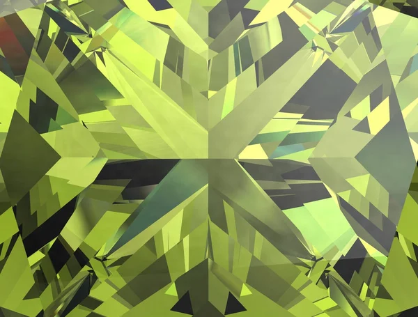 Struttura realistica Peridot da vicino, illustrazione 3D . — Foto Stock