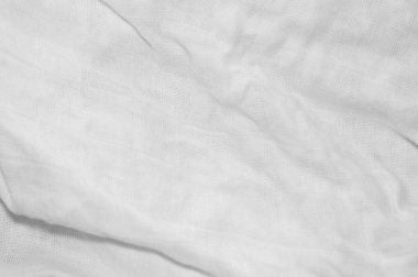 Yumuşak dalgalı beyaz bez arkaplan.