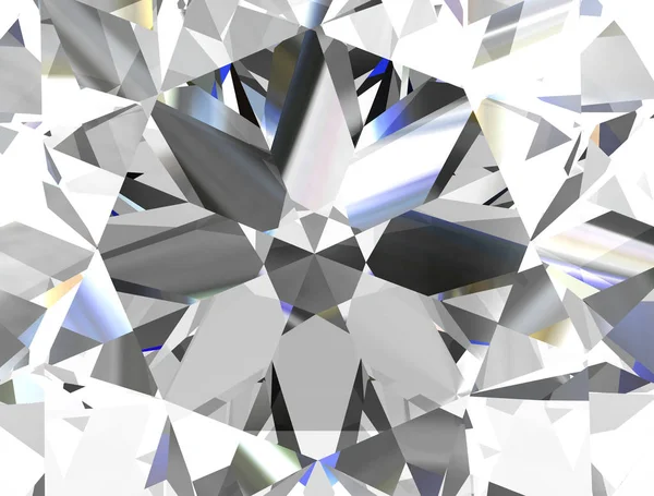 Realistische Diamantstruktur Aus Nächster Nähe Illustration — Stockfoto