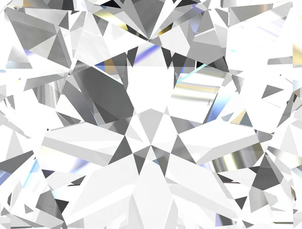 Realistische Diamant Textuur Dicht Omhoog Illustratie — Stockfoto