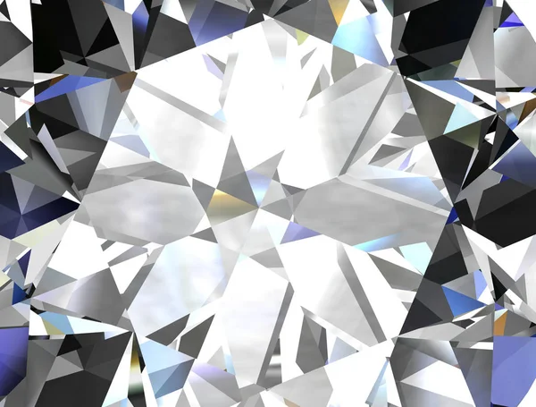 Textura Diamante Realista Close Ilustração — Fotografia de Stock