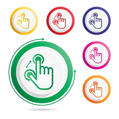 El jest simgesi iki parmak, dar 