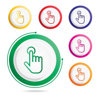 El jest simge .vector tasarlamak.