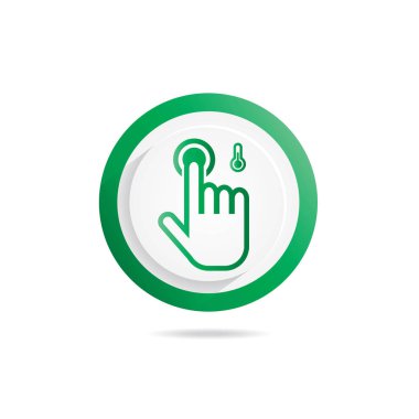 El jest simgesi bas, sürgülü