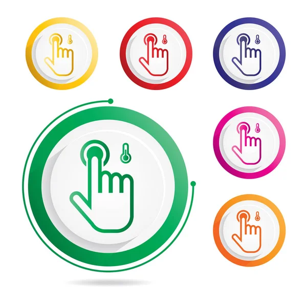 El jest simgesi bas, sürgülü