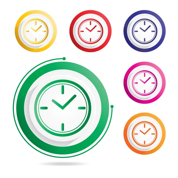 Time icon.vector illustration. — Stock Vector