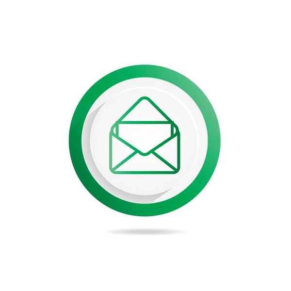 Mail icon.vector ilustração . — Vetor de Stock