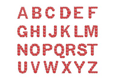 Siyah.3d render izole değerli taşlar ile elmas harfler