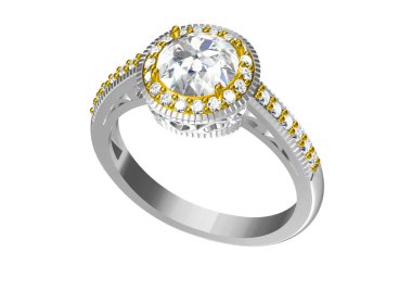 Beyaz arka plan .3d işleme olarak ara 