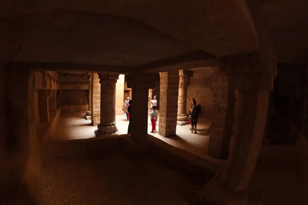 Bbuddhist mağara Uparkot Fort — Stok fotoğraf