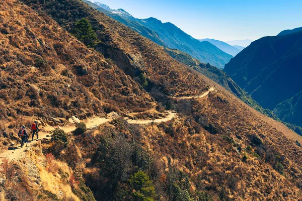 Trekking en SoluKhumbu — Foto de Stock