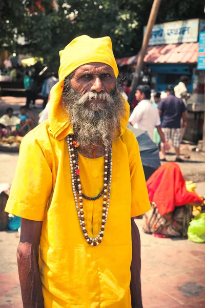 Sadhu w haridwar — Zdjęcie stockowe