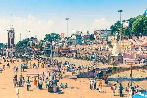 Har Ki Pauri Ghat a Haridwar — Foto Stock