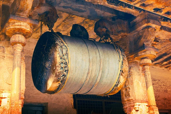 Барабан Господина Шивы Храме Вирупакши Хампи Карнатака Индия — стоковое фото