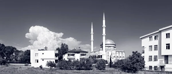 Vista Panoramica Piccola Bella Moschea Side Fatih Cami Side Provincia — Foto Stock