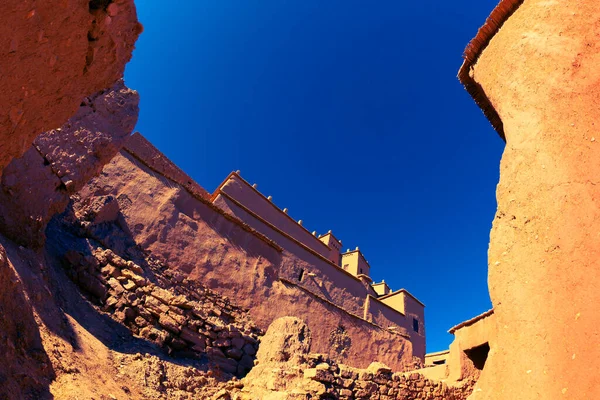 Traditionele Marokkaanse Architectuur Van Oude Berber Fort Ait Ben Haddou — Stockfoto