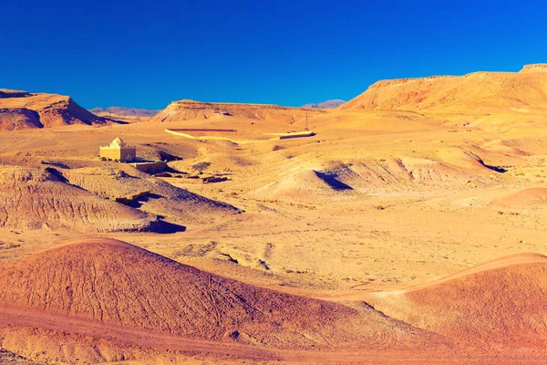 Widok Piękną Dolinę Ait Ben Haddou Maroku — Zdjęcie stockowe