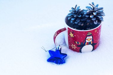 Neşeli Noel çay içmek