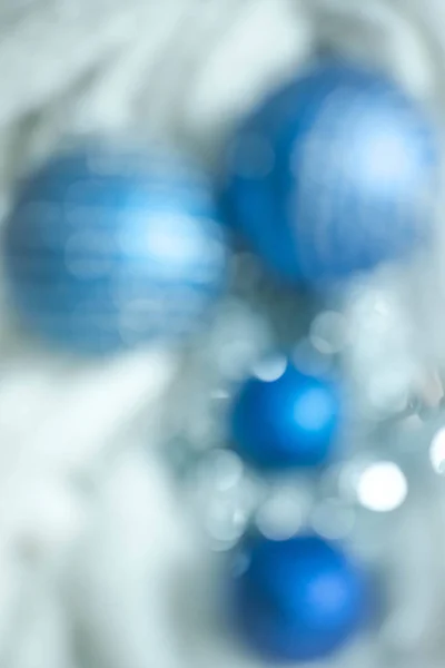 Blauer Winter Weihnachtsflair — Stockfoto
