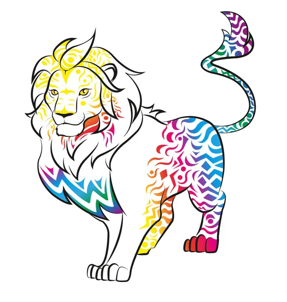 El león espiritual — Vector de stock