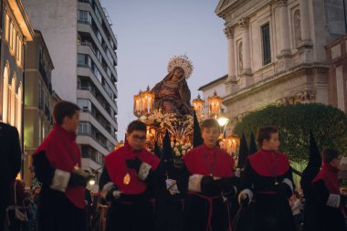 Paskalya hafta veya kutsal hafta Valladolid, İspanya