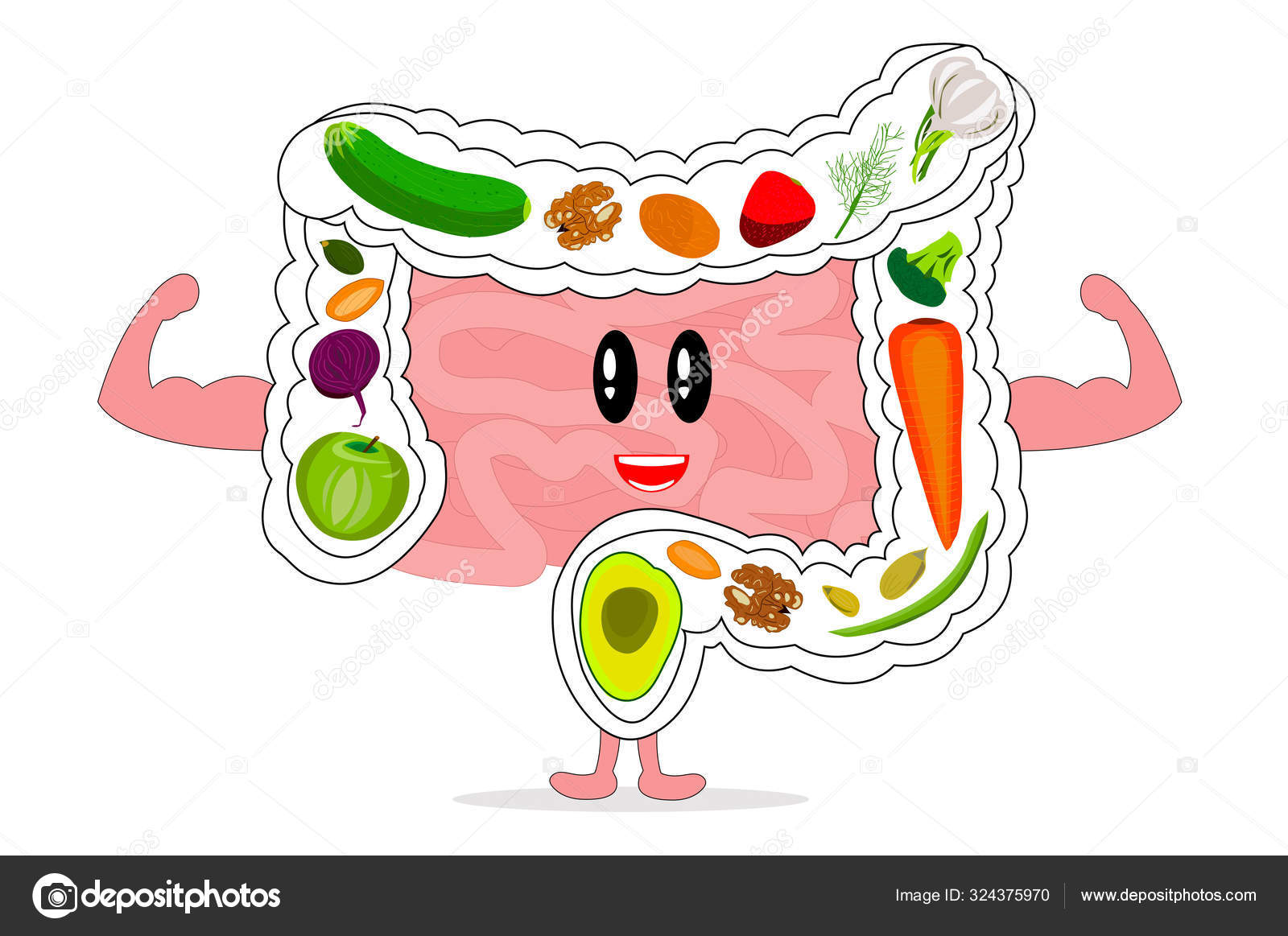 Good digestion. Strong intestines. Useful food for the intestines