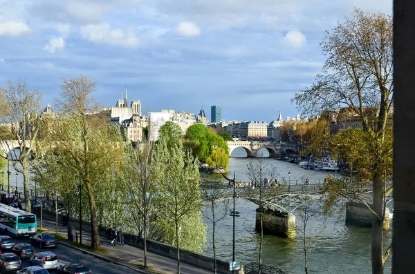 Vista del río Sena en París Francia —  Fotos de Stock