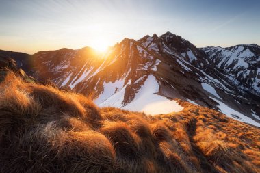Auvergne 'de Puy de Sancy (Fransa)