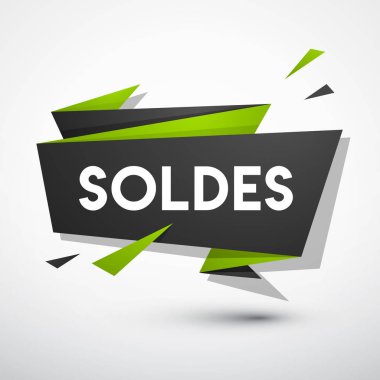 Siyah ve yeşil satışı büyük başlığı