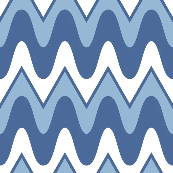 Einfaches blaues, nahtloses Muster — Stockvektor
