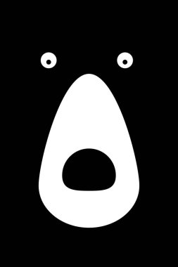 Minimalist kara ayısı