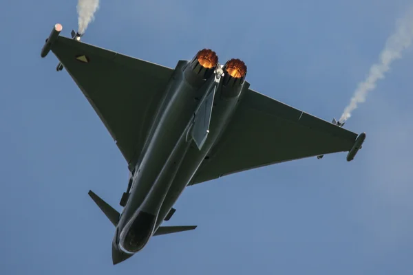 Еврофайтер Тайфун на Airpower в Zeltweg — стокове фото