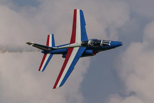 Patrouille de France em poder aéreo em Zeltweg — Fotografia de Stock