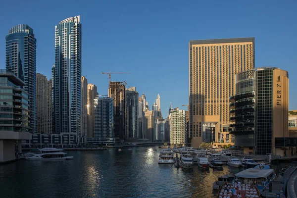 Dubai Marina építészet — Stock Fotó