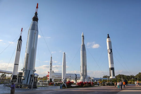 Parco razzi nel Kennedy Space Center — Foto Stock