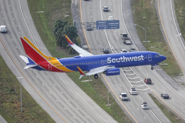 Boing 737 Südwest — Stockfoto