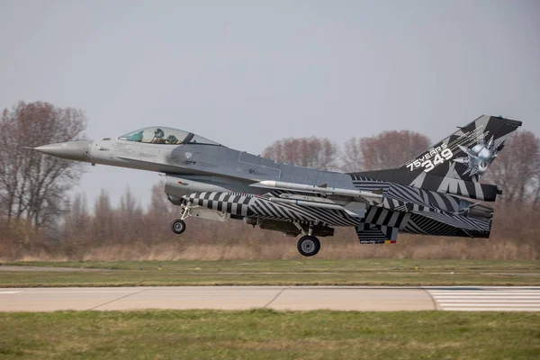 Військово-повітряні сили F-16 Бельгії — стокове фото
