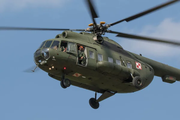 Mi-8-helikopter i Krakow Airshow — Stockfoto