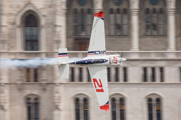 Red Bull Air Race в Будапешті — стокове фото