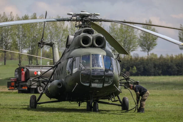 Helicópteros del ejército polaco en Nowy Targ —  Fotos de Stock