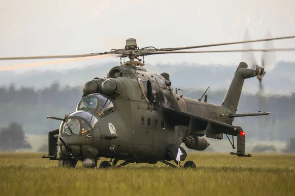 Helicópteros do Exército Polonês em Nowy Targ — Fotografia de Stock